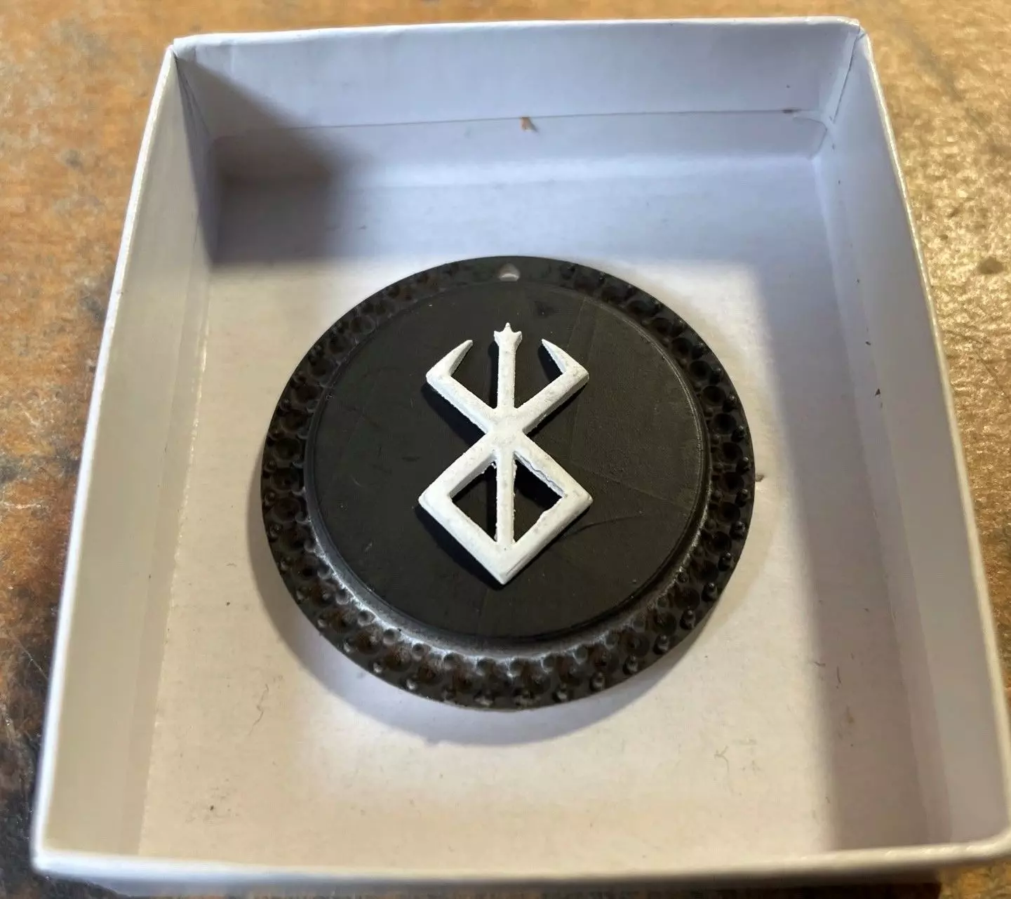 Berserk pendant in 2 parts for assembly  3D print model_0