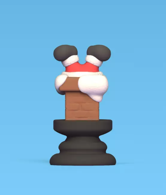 Christmas Chess - Chimney 3D print model_0