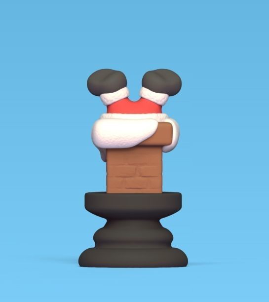 Christmas Chess - Chimney 3D print model_3