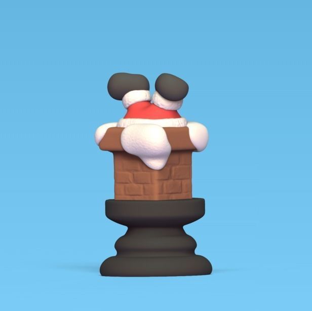 Christmas Chess - Chimney 3D print model_1