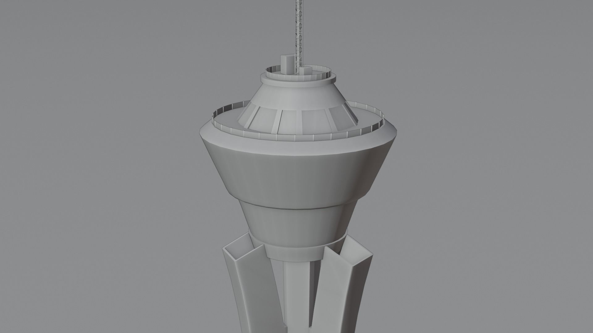 Las Vegas Stratosphere with 4K Textures Low-poly 3D model_5