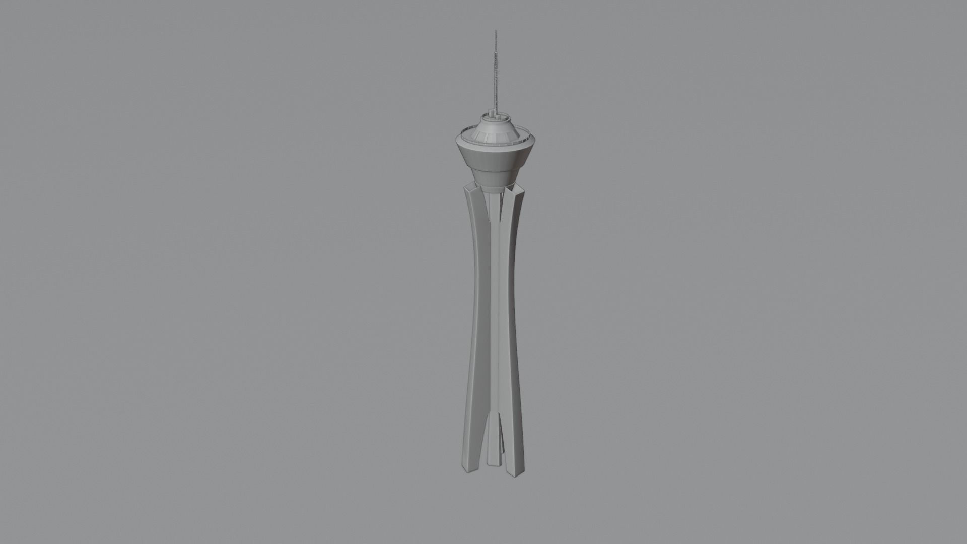 Las Vegas Stratosphere with 4K Textures Low-poly 3D model_2