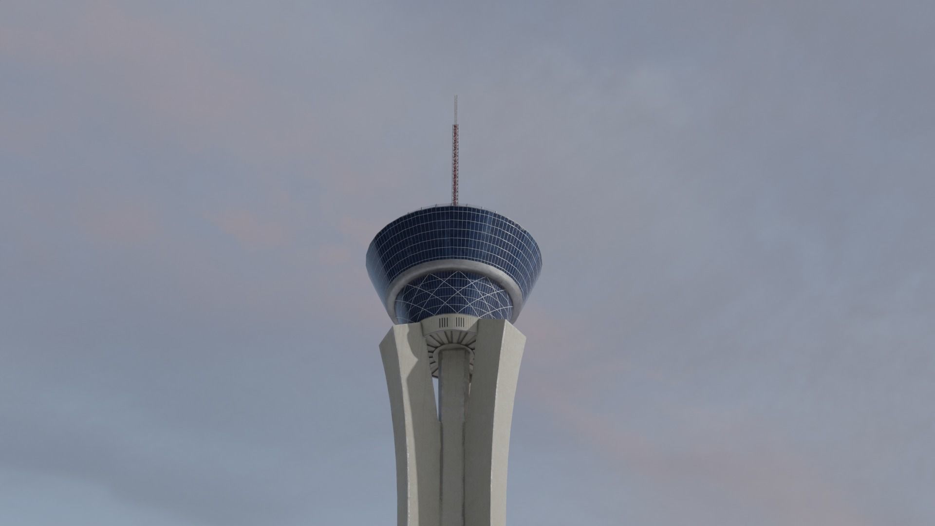 Las Vegas Stratosphere with 4K Textures Low-poly 3D model_6