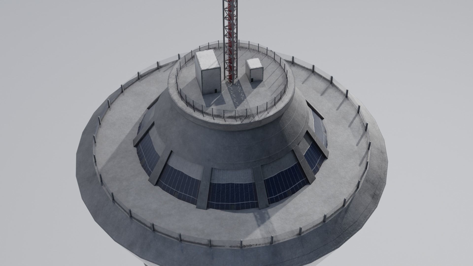 Las Vegas Stratosphere with 4K Textures Low-poly 3D model_8