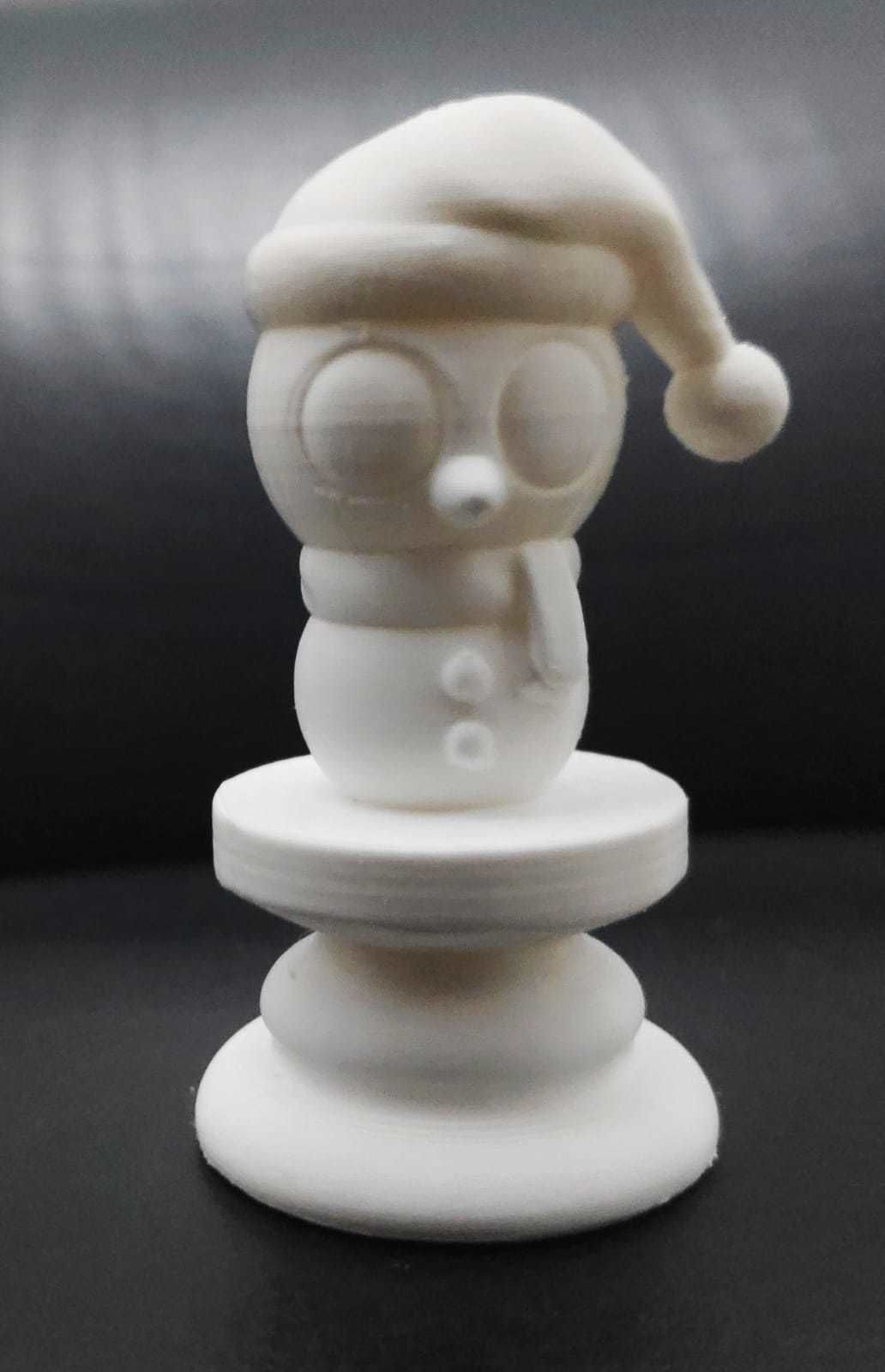 Christmas Chess - Snowman 3D print model_10
