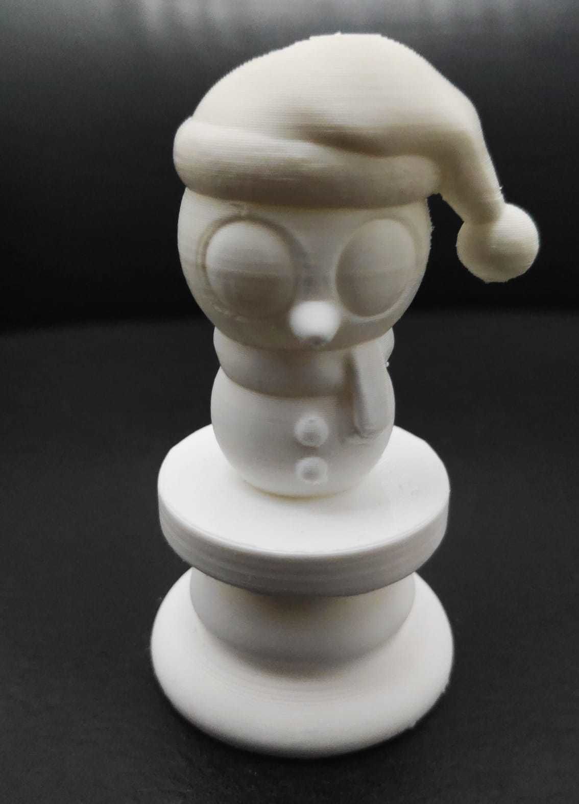 Christmas Chess - Snowman 3D print model_12