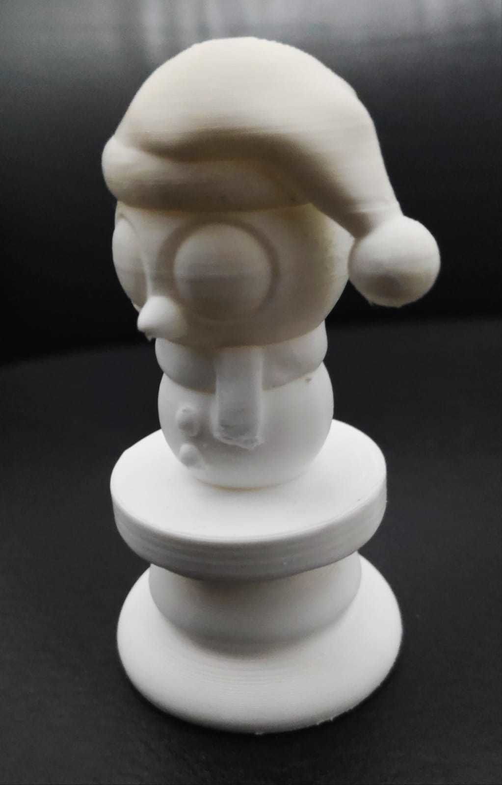 Christmas Chess - Snowman 3D print model_9