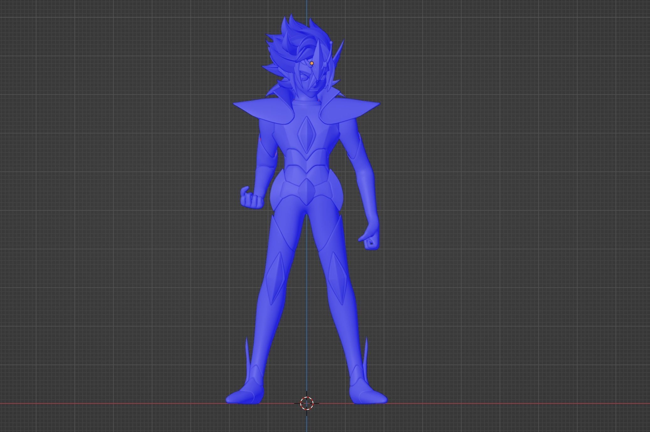 Pegasus Kouga - Saint Seiya Omega Low-poly 3D model_14