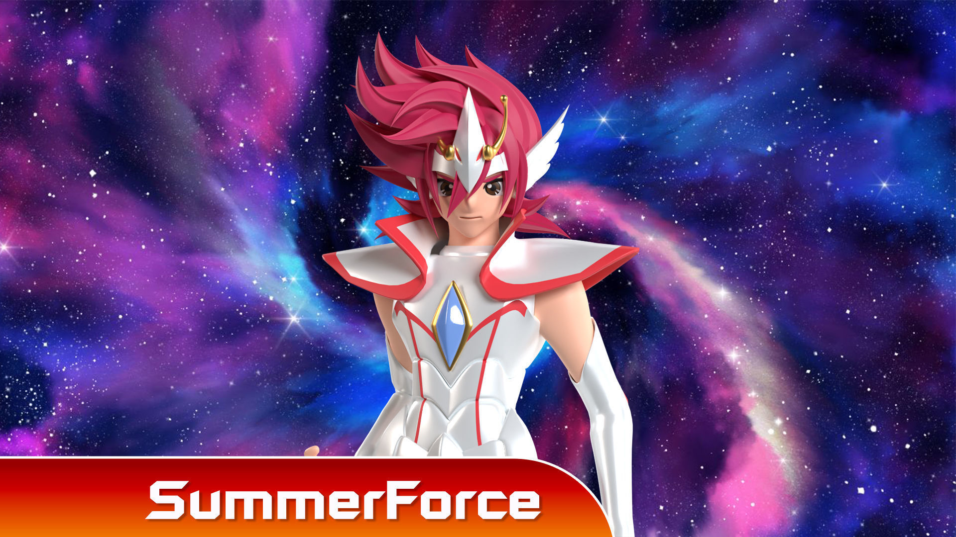 Pegasus Kouga - Saint Seiya Omega Low-poly 3D model_1