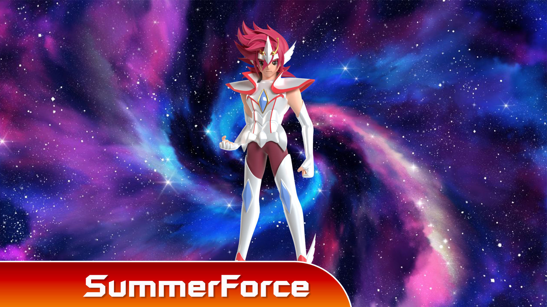 Pegasus Kouga - Saint Seiya Omega Low-poly 3D model_2