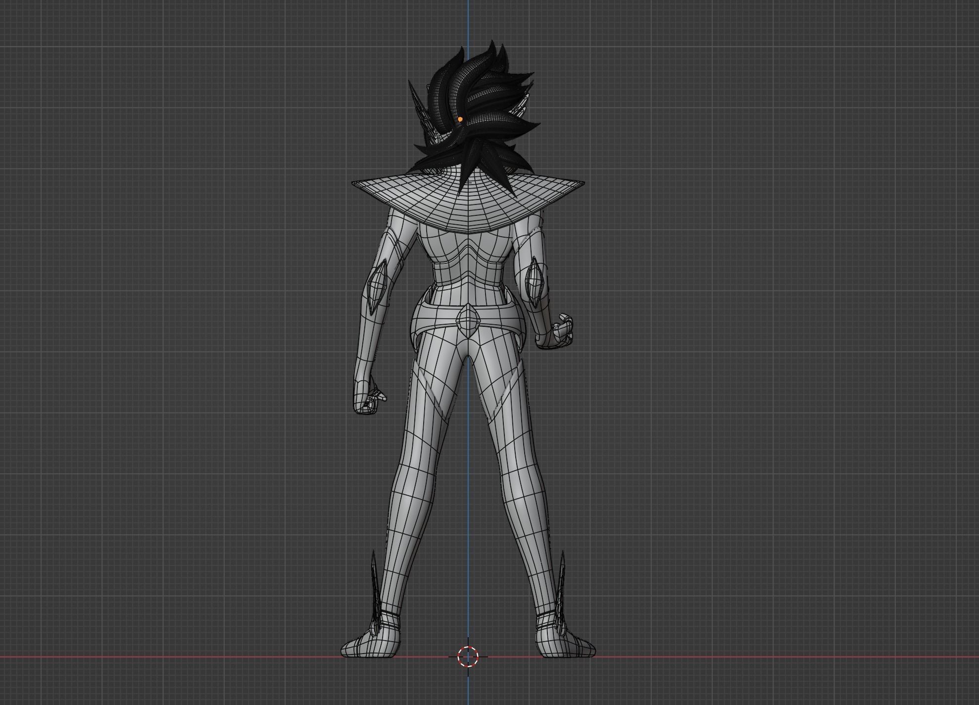 Pegasus Kouga - Saint Seiya Omega Low-poly 3D model_9