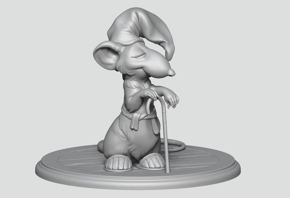 Hatters Dormouse Rat and Key -  Jewelry  3D print model_25