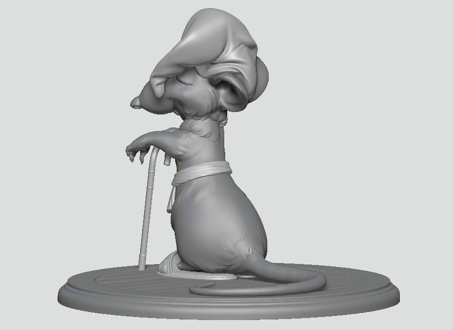 Hatters Dormouse Rat and Key -  Jewelry  3D print model_23