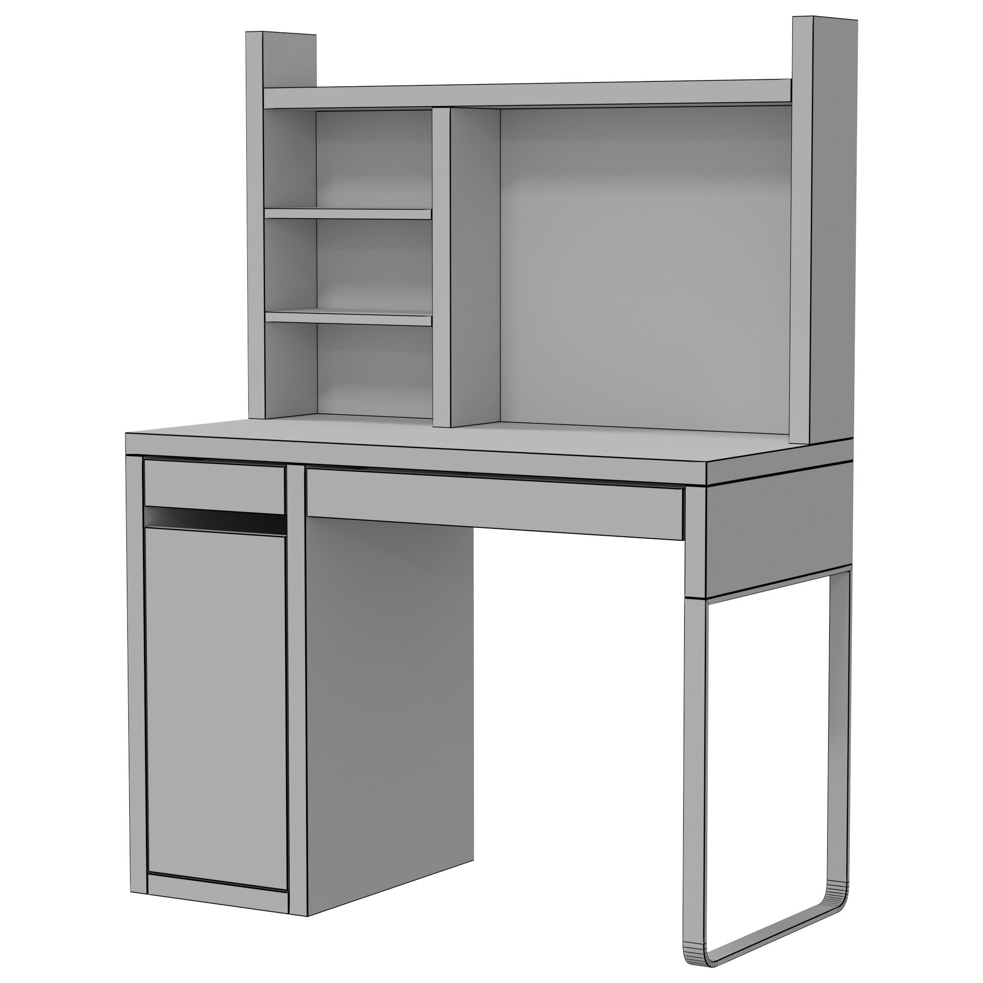 IKEA - MICKE Desk 3D model_4