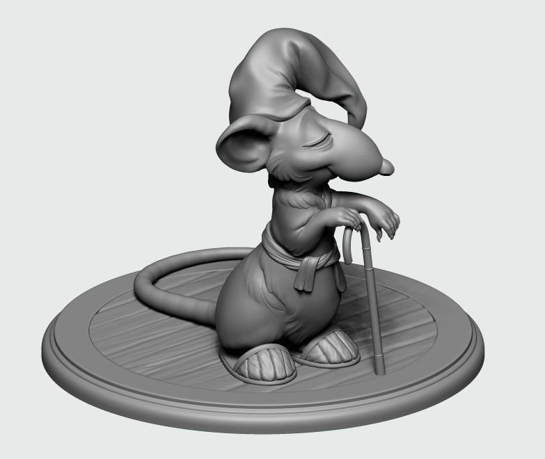 Hatters Dormouse Rat - Toy  3D print model_10