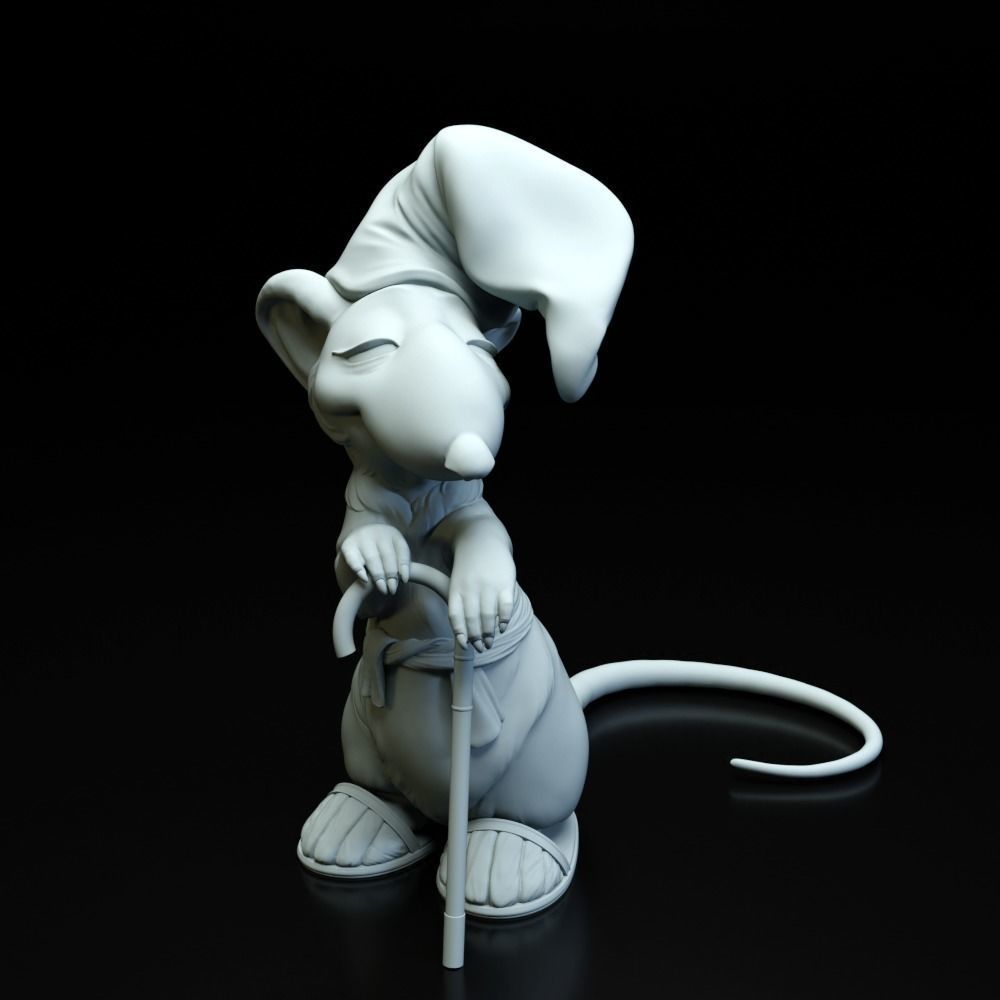 Hatters Dormouse Rat - Toy  3D print model_42