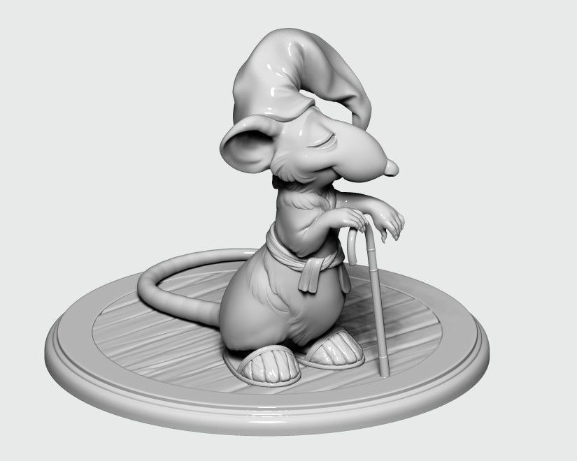 Hatters Dormouse Rat - Toy  3D print model_9