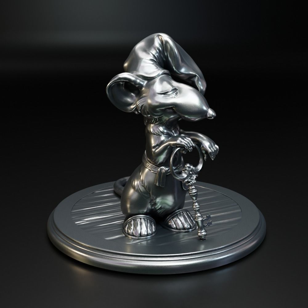 Hatters Dormouse Rat - Toy  3D print model_4