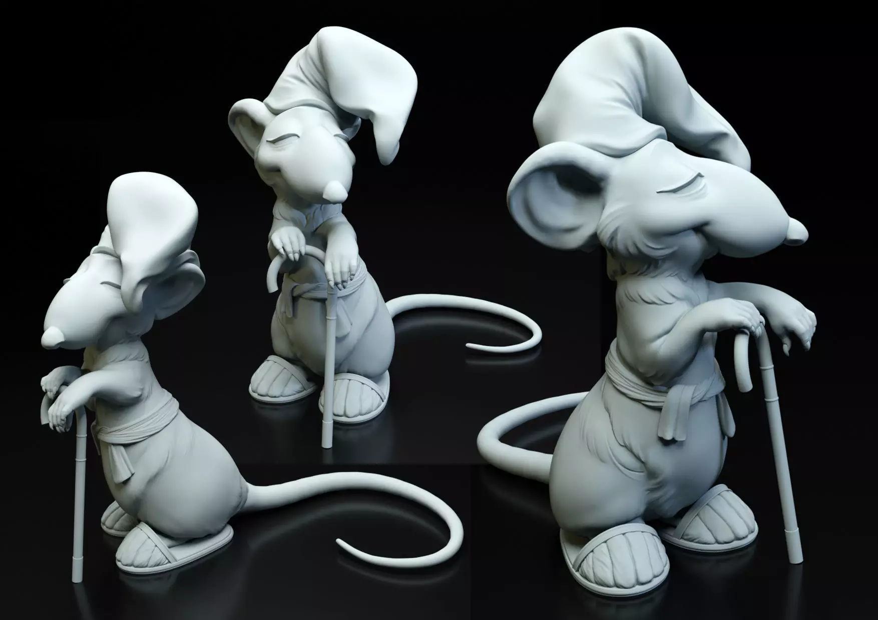 Hatters Dormouse Rat - Toy  3D print model_0