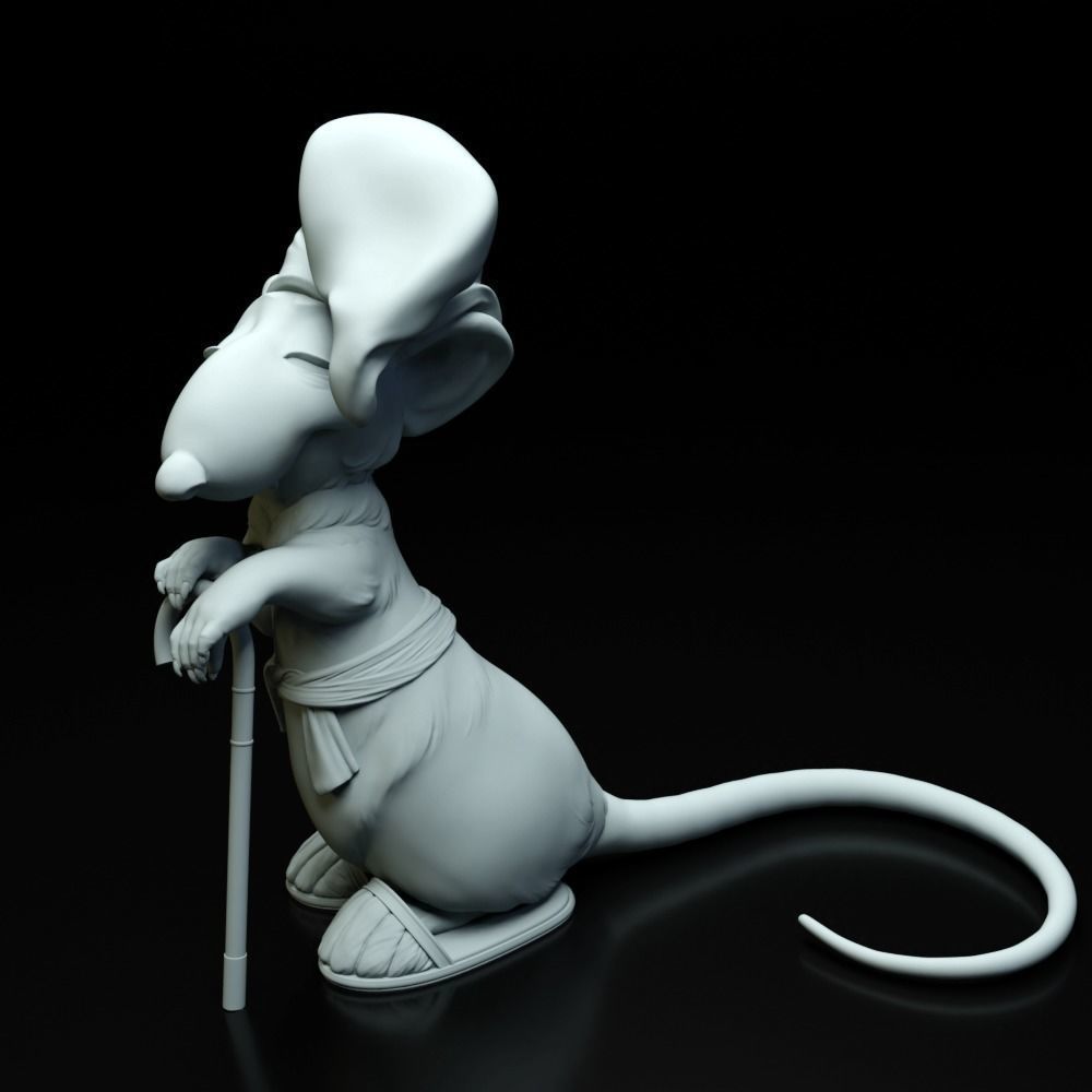 Hatters Dormouse Rat - Toy  3D print model_39