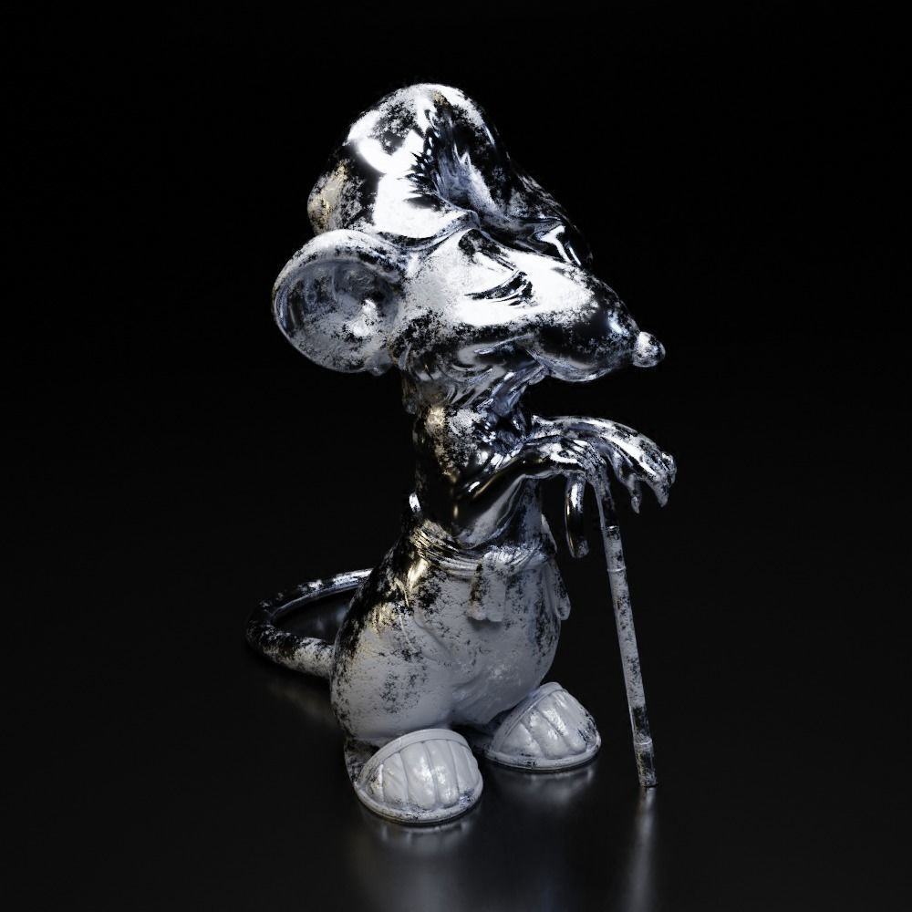 Hatters Dormouse Rat - Toy  3D print model_37