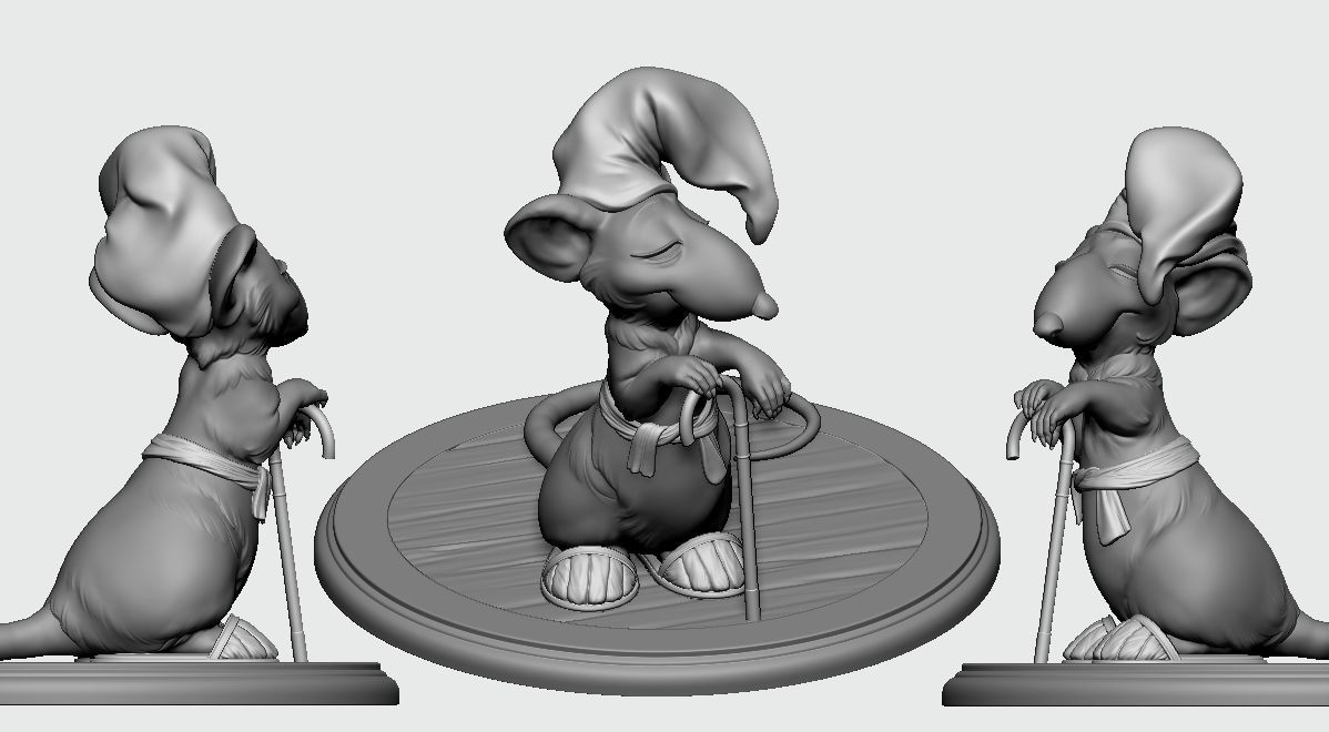 Hatters Dormouse Rat - Toy  3D print model_13