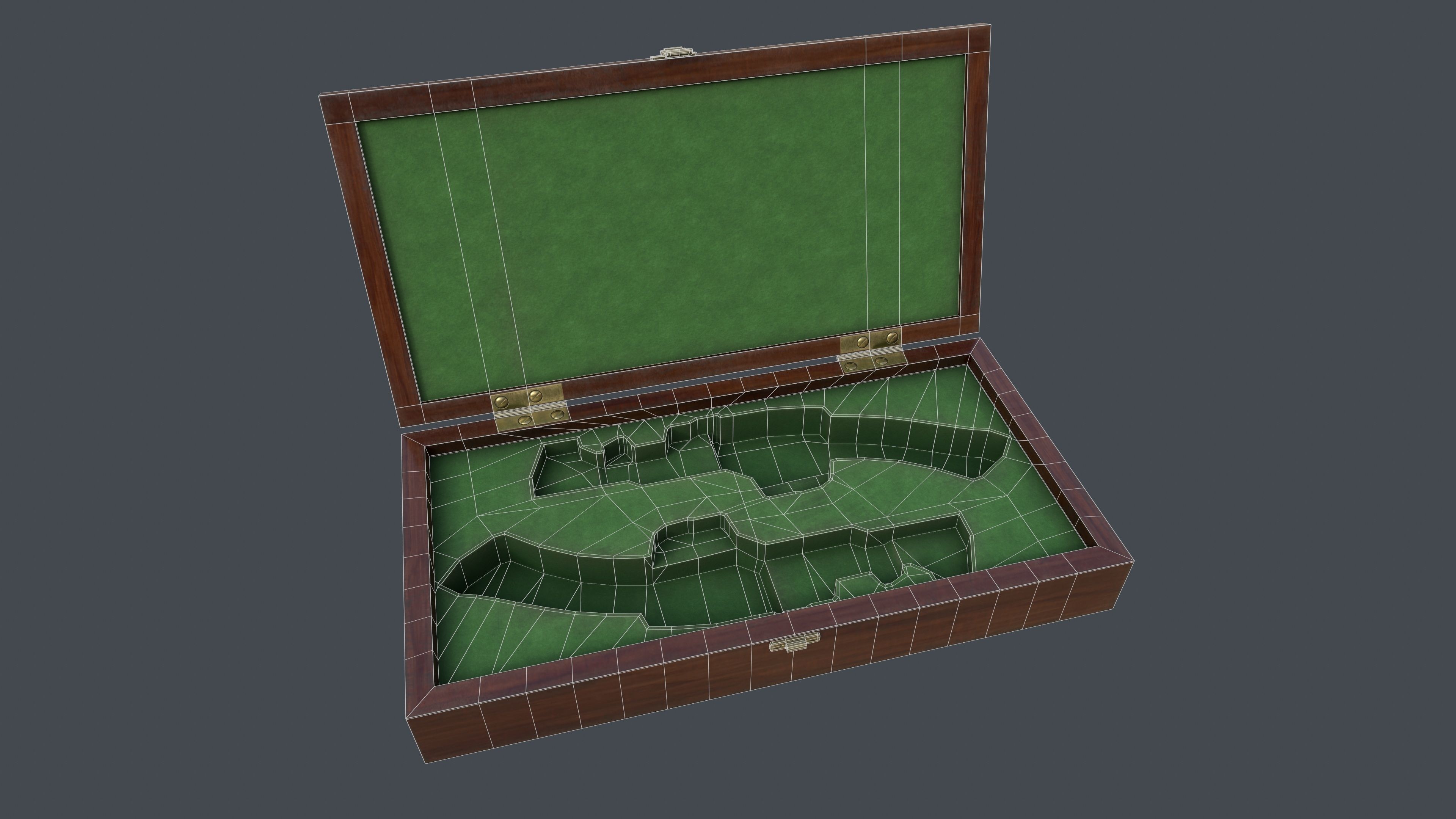 Concept Design Dueling Pair of Revolvers Argument Low-poly 3D model_29