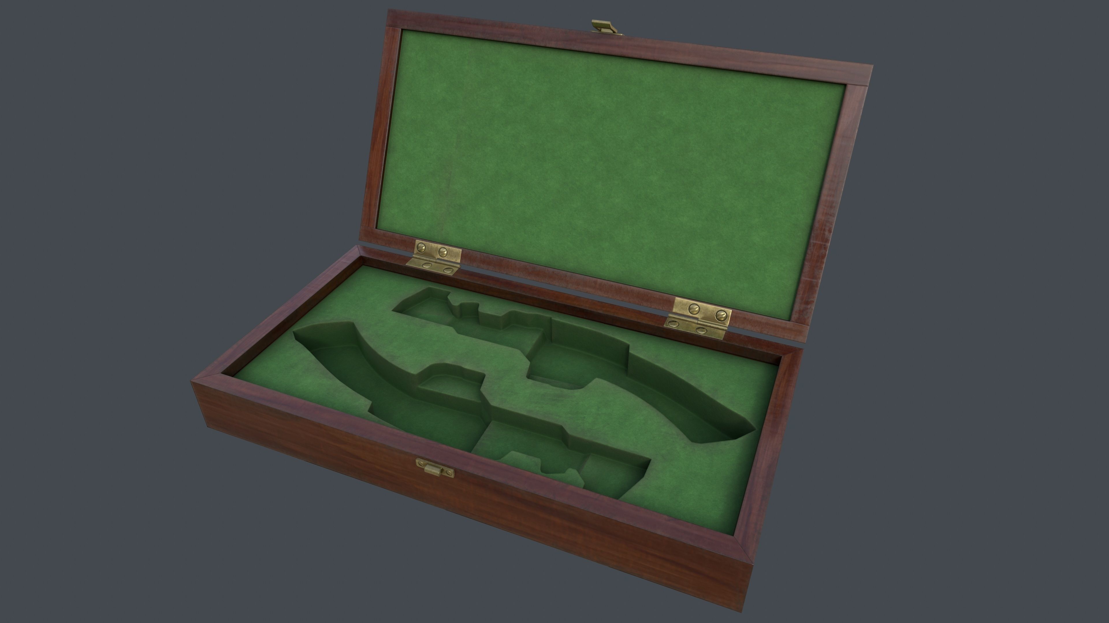 Concept Design Dueling Pair of Revolvers Argument Low-poly 3D model_7