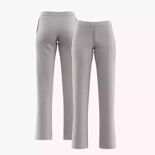 Slim Classic Work Pants Women Casual Trousers Pant