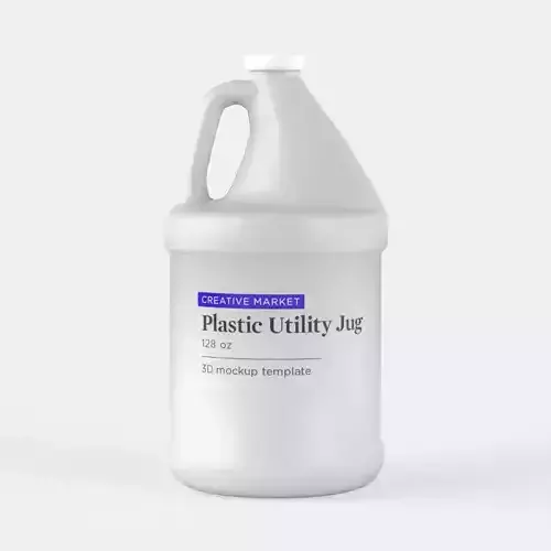 Plastic Gallon Utility Jug 3D model