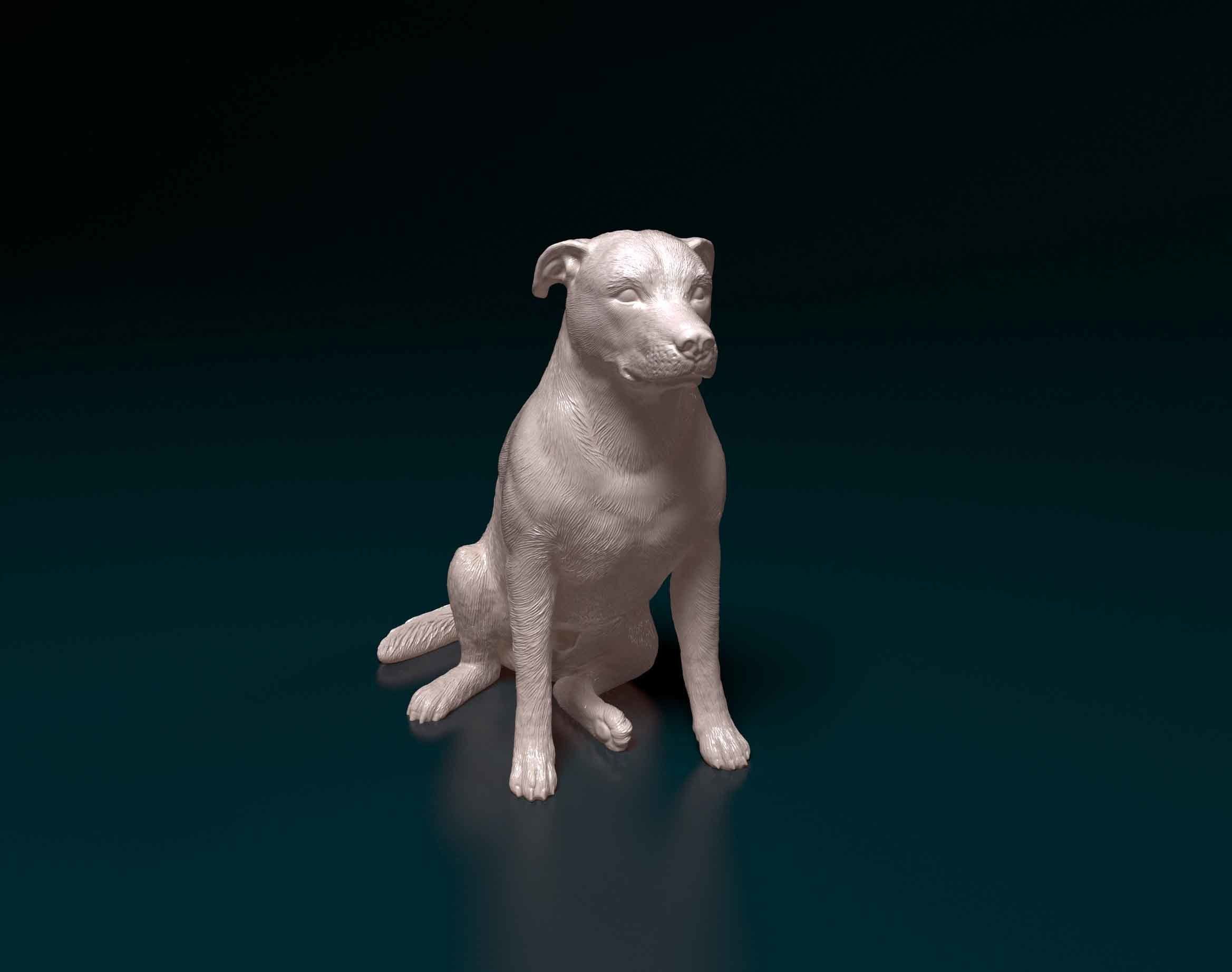 Huntaway dog 3D print model_1