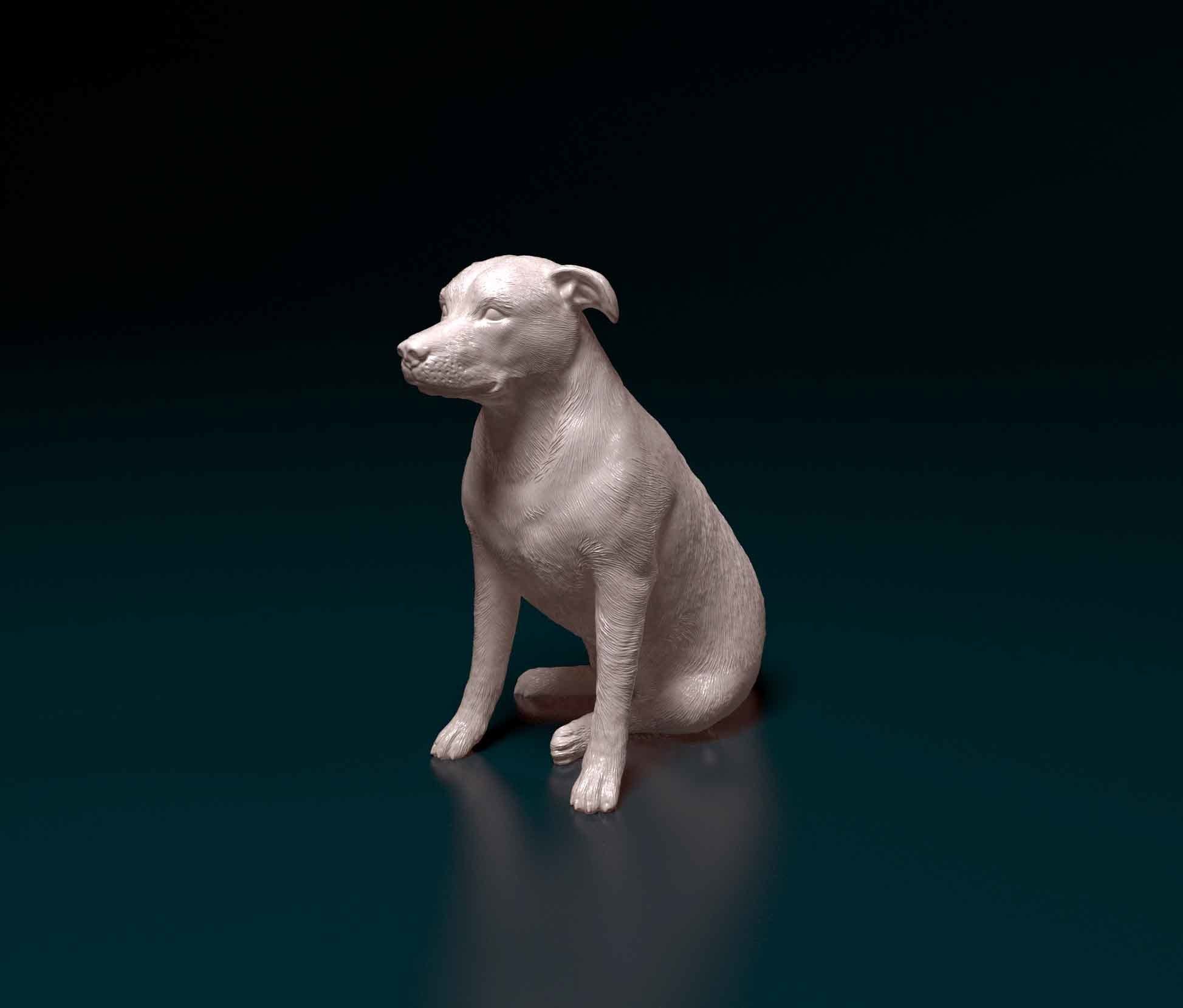 Huntaway dog 3D print model_6
