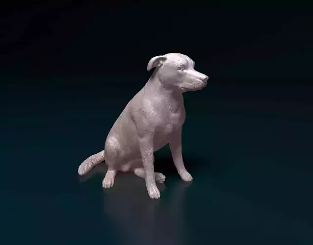 Huntaway dog 3D print model