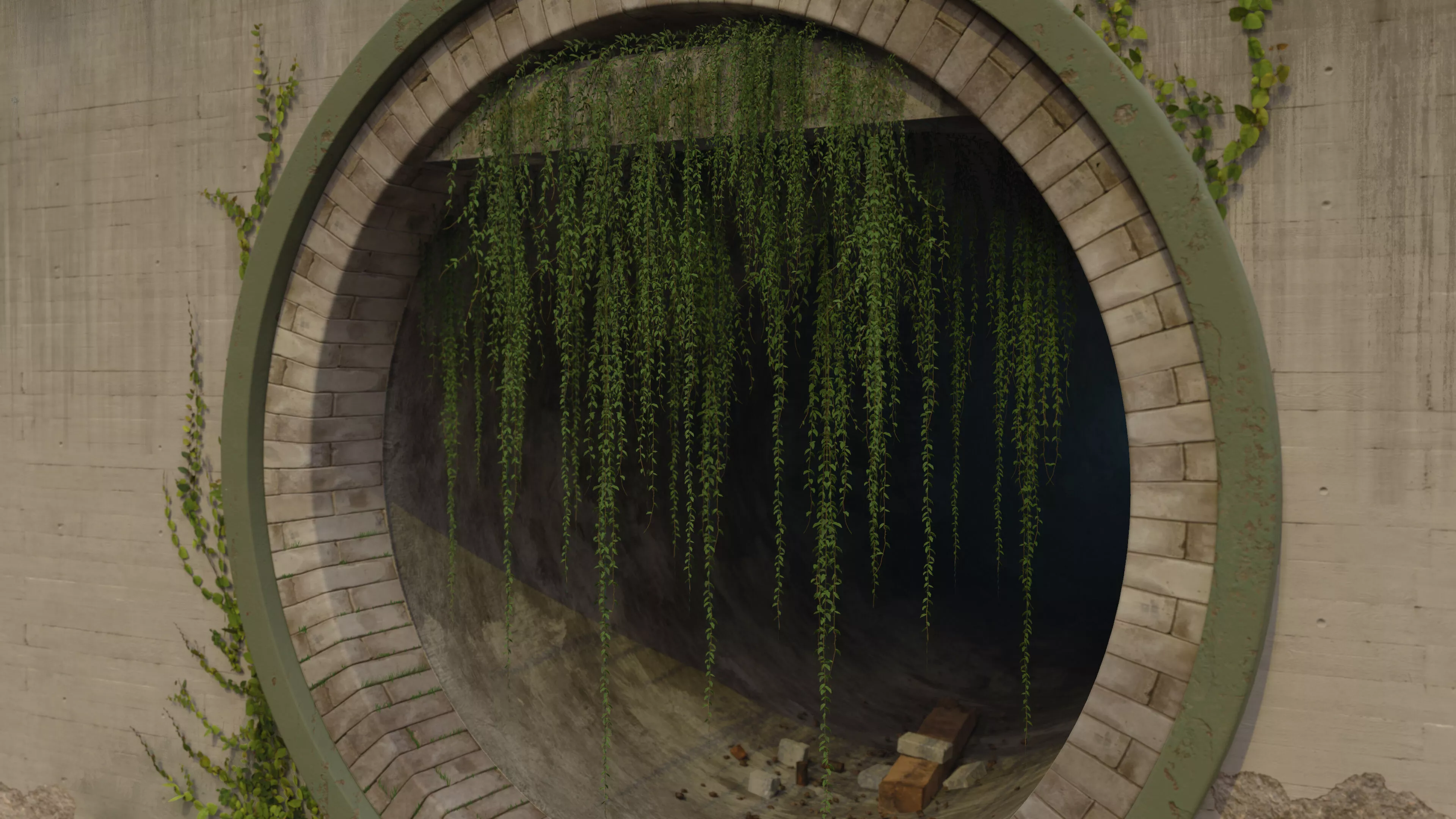 Nature Assets - Curtain Creepers Low-poly 3D model