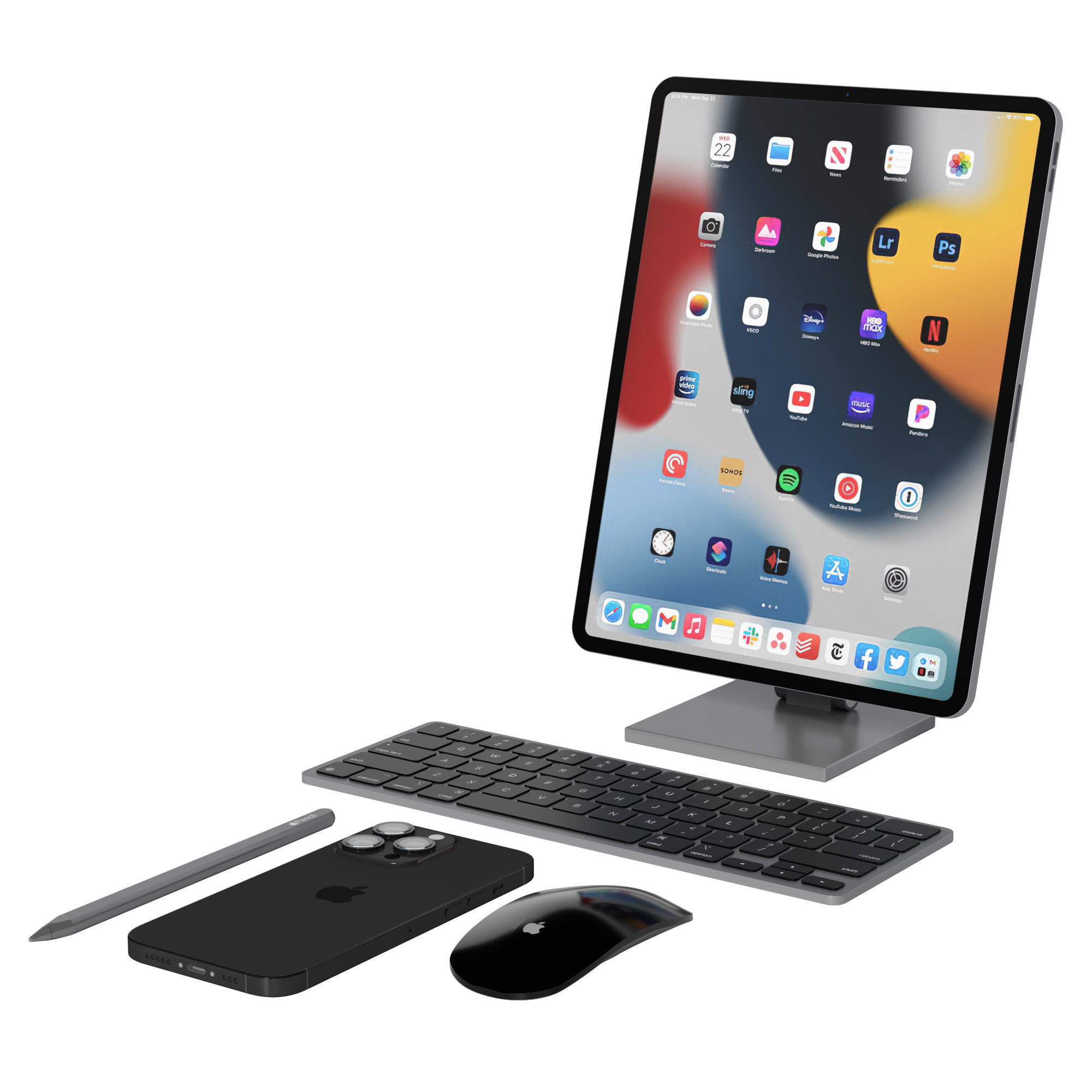 Apple Set 07 3D model_3