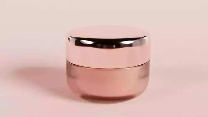 container-jar of cream model