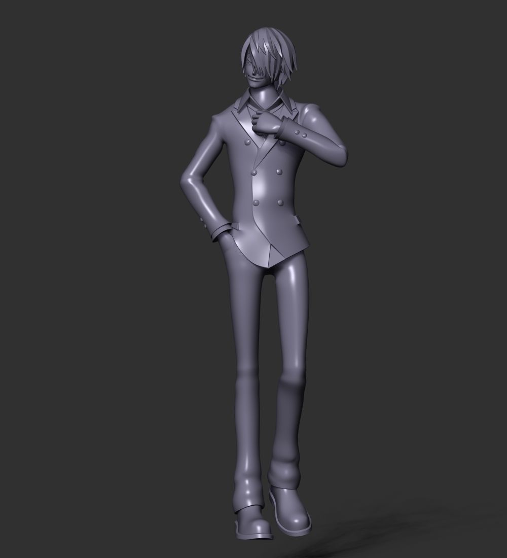 Sanji - One Piece 3D print model_14