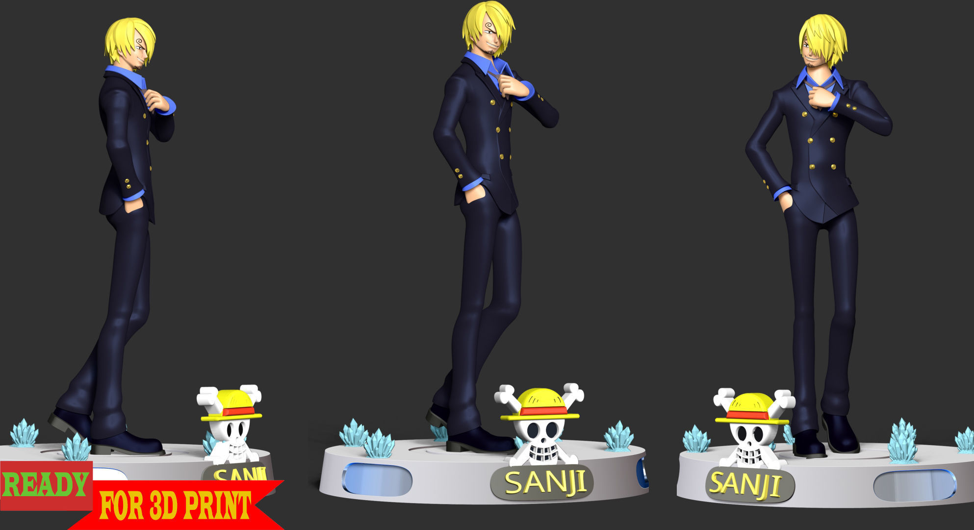Sanji - One Piece 3D print model_5