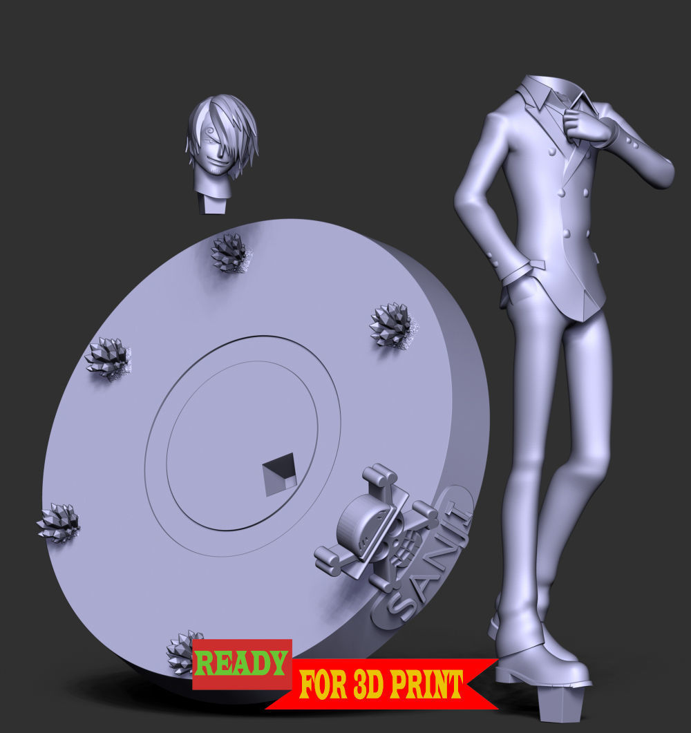 Sanji - One Piece 3D print model_3