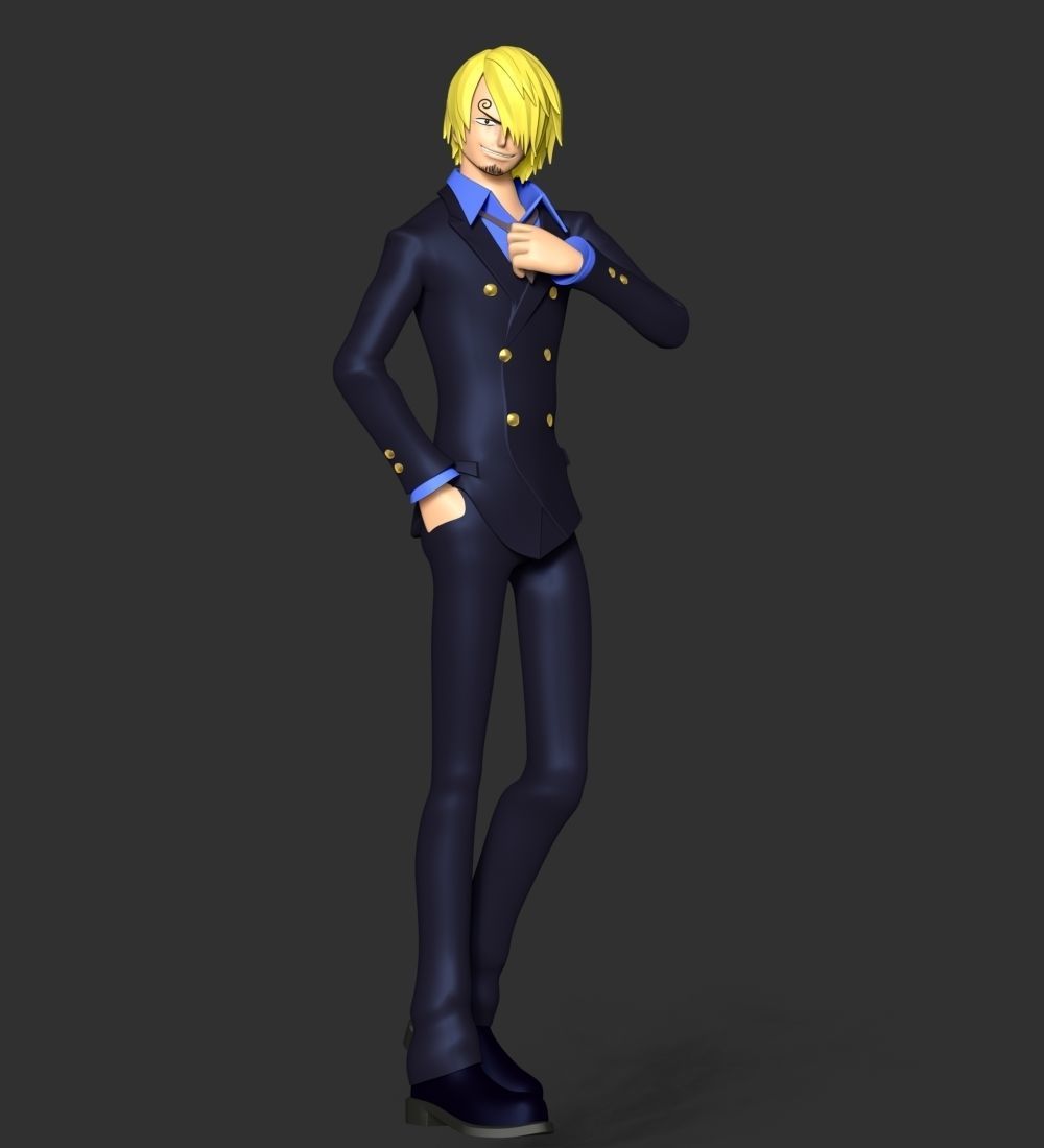 Sanji - One Piece 3D print model_7