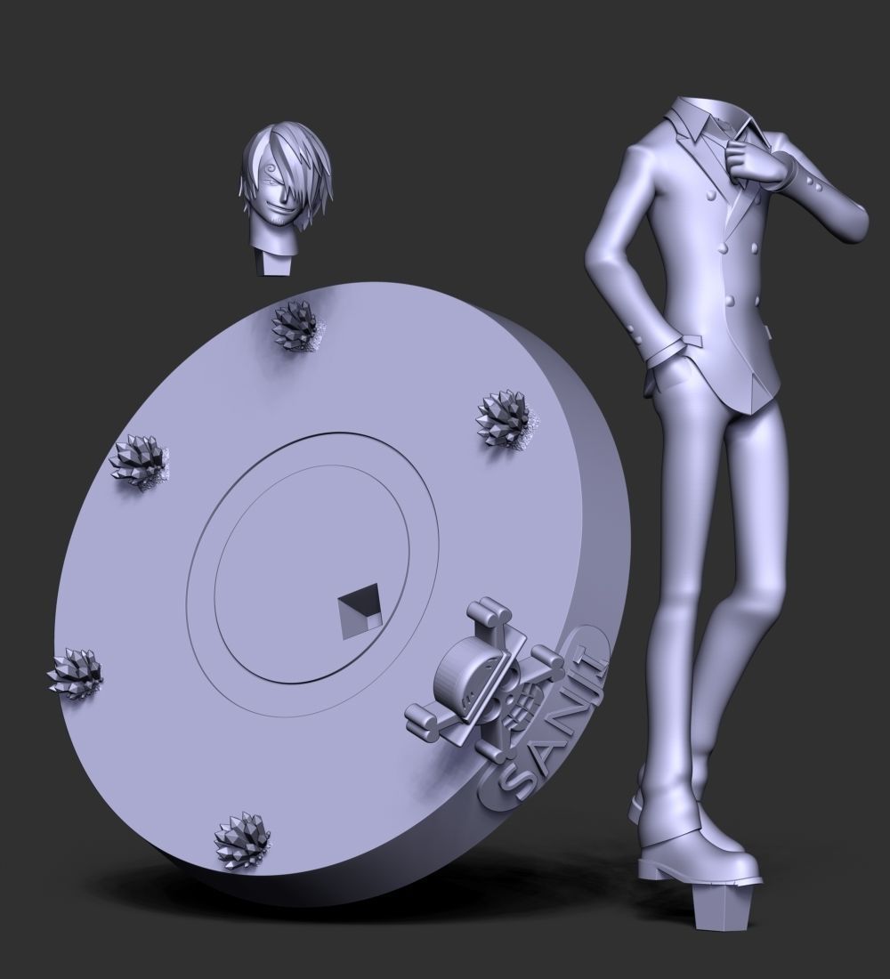 Sanji - One Piece 3D print model_18