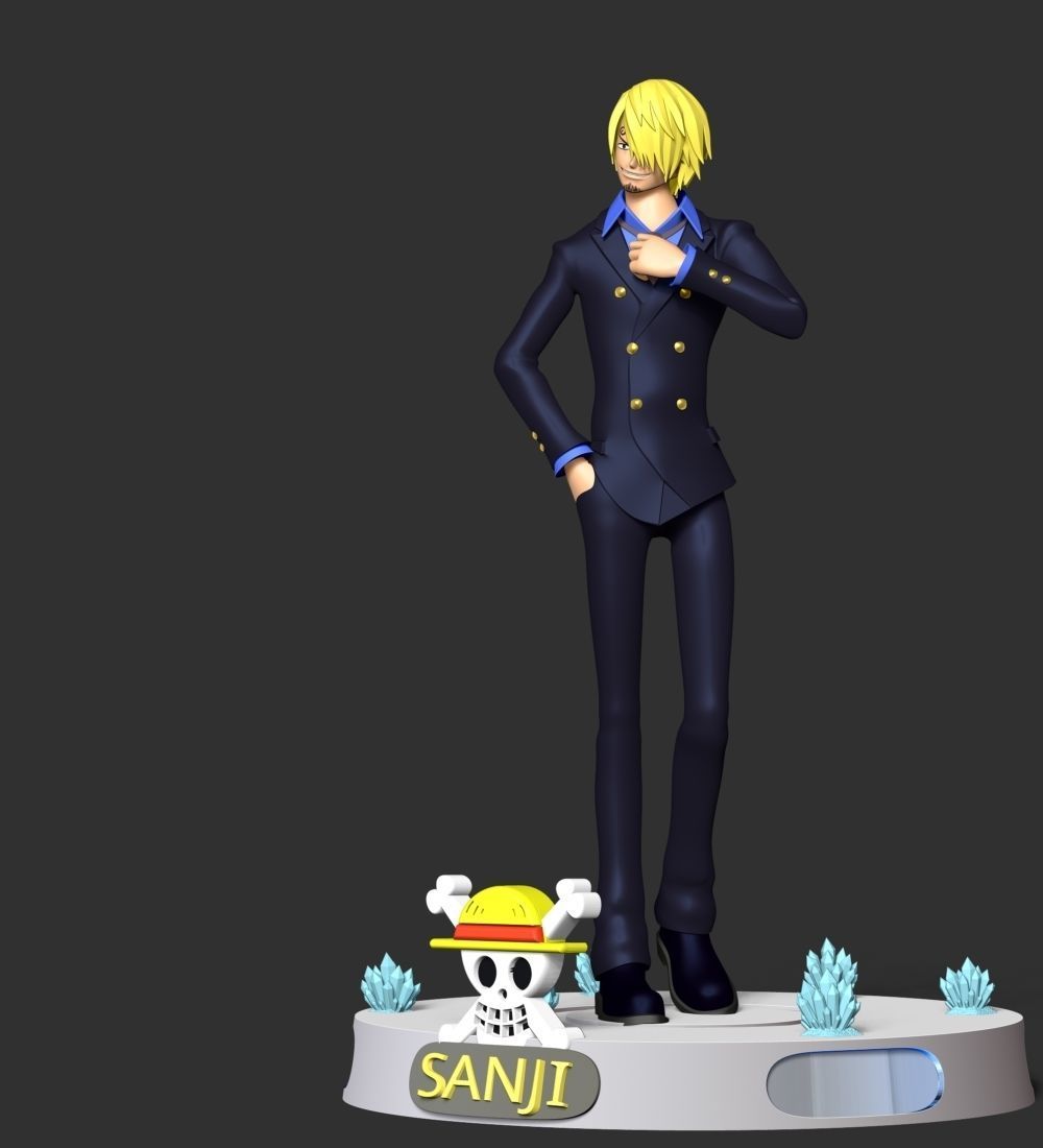 Sanji - One Piece 3D print model_13