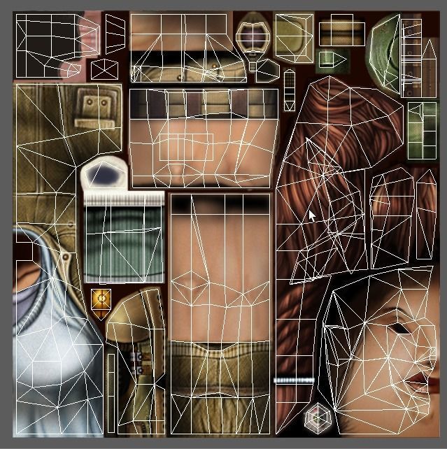 Low Poly Cartoon Creature Warrior Lara Low-poly 3D model_7