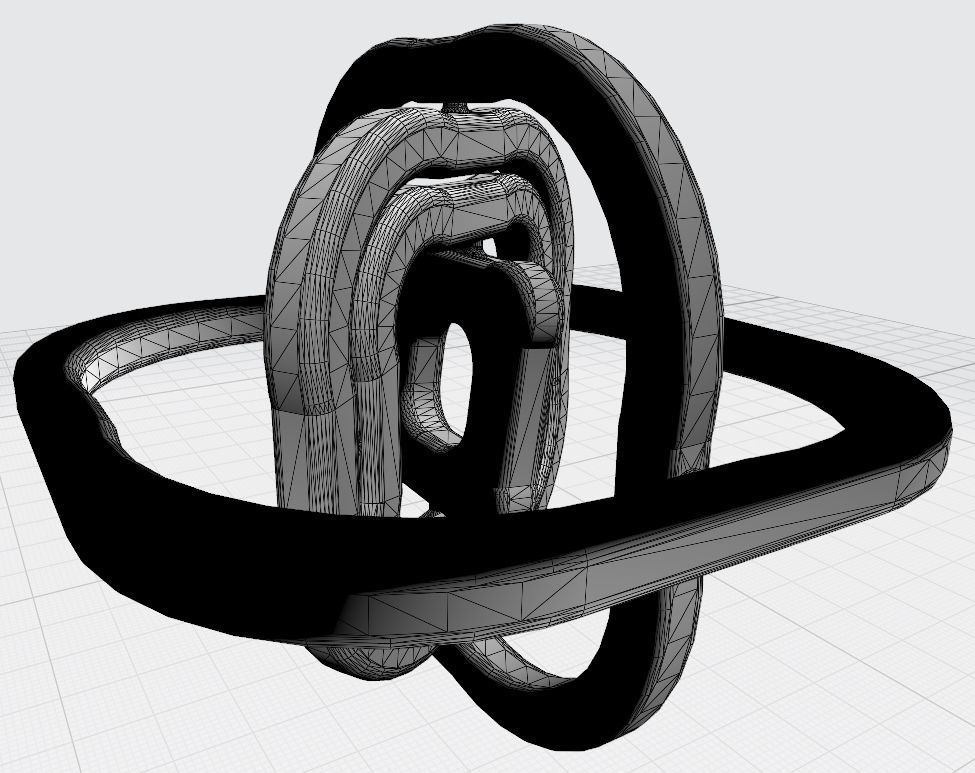 Manual orbital pendulum perpetual motion machine 3D print model_4