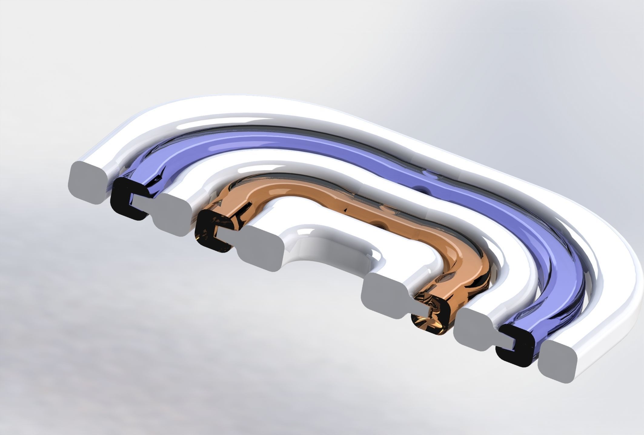 Manual orbital pendulum perpetual motion machine 3D print model_11