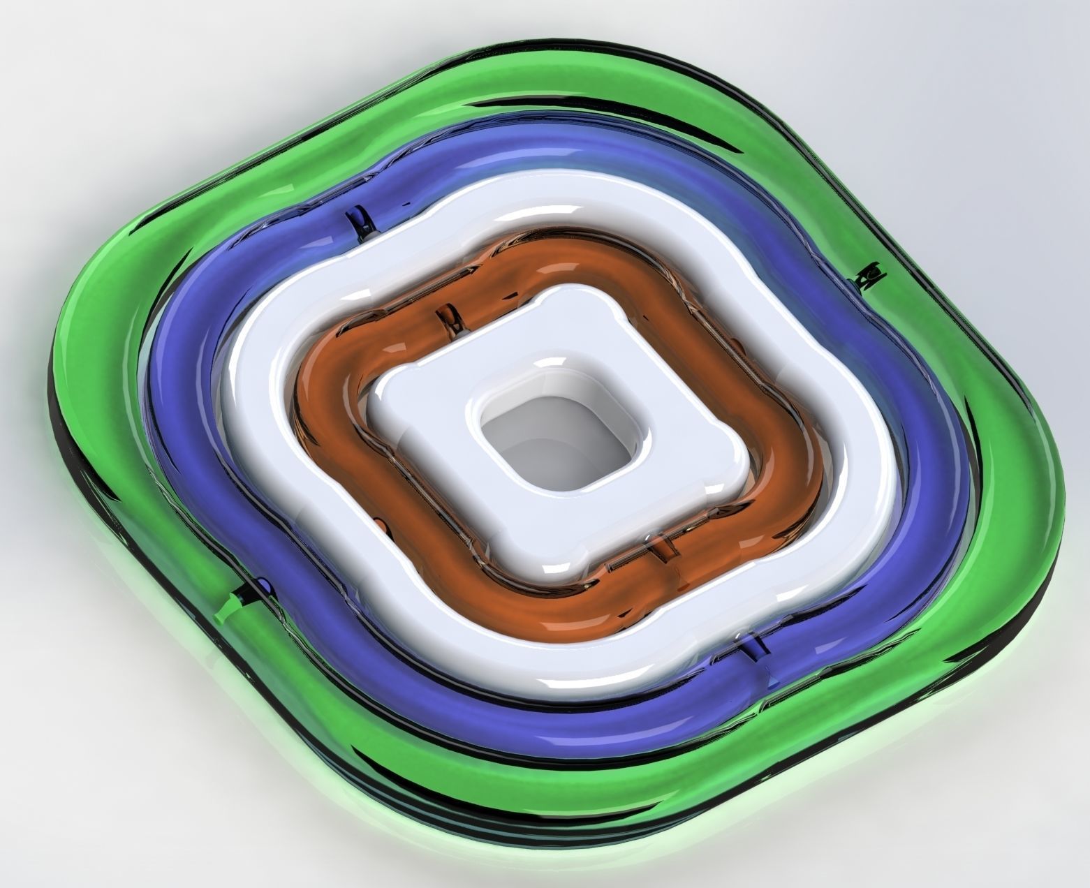 Manual orbital pendulum perpetual motion machine 3D print model_2