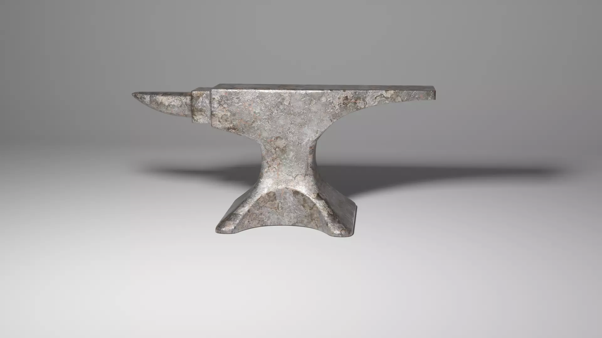 An Anivil anvil Low-poly 3D model_0