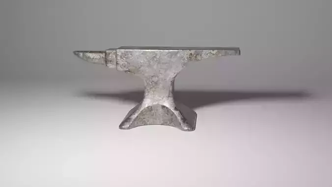 An Anivil anvil Low-poly 3D model