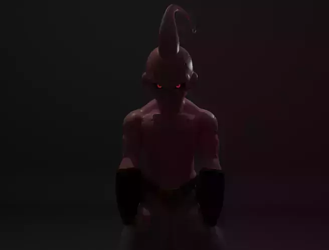 Kid Buu High Detail 3D Model From DBZ 3D print model