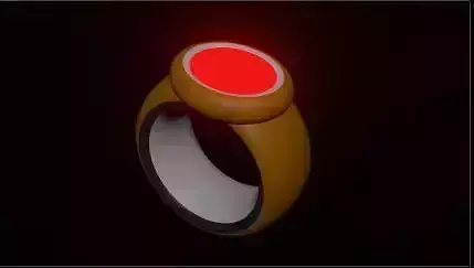 Shield-Ring ring with light